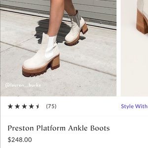 NWT Bone Jeffrey Campbell Preston Boots